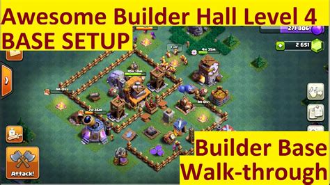 best setup builder base lv 4